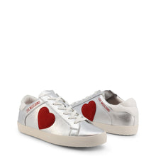 Load image into Gallery viewer, Silver Heart Sneakers Sneakers &amp; Runners LoveAdora