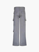 Load image into Gallery viewer, Full Length Flare Cargo Pants Pants LoveAdora