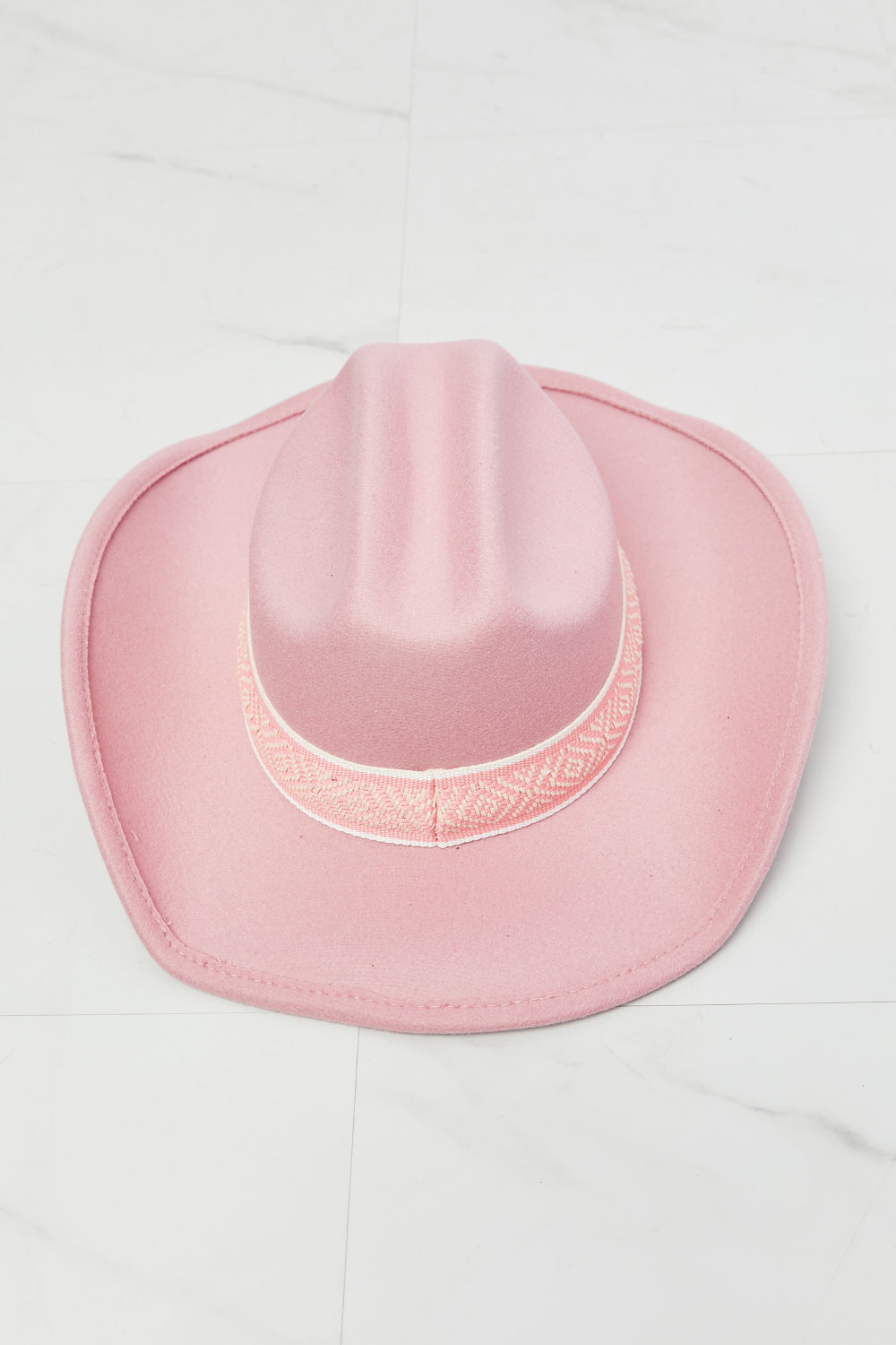 Stylish Pink Cowgirl Hat with Western Flair