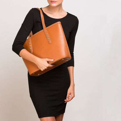 Brown Leather Shoulder Bag