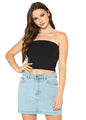 Women's Off Shoulder Cropped Tube Top