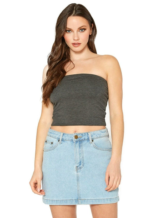 Women's Off Shoulder Cropped Tube Top