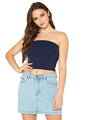 Women's Off Shoulder Cropped Tube Top