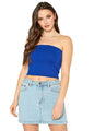 Women's Off Shoulder Cropped Tube Top