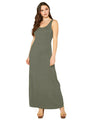 Women's Sleeveless Scoop Neck Maxi Dress