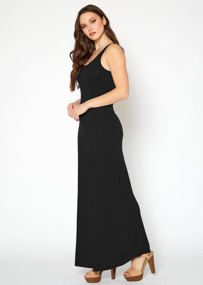 Women's Sleeveless Scoop Neck Maxi Dress