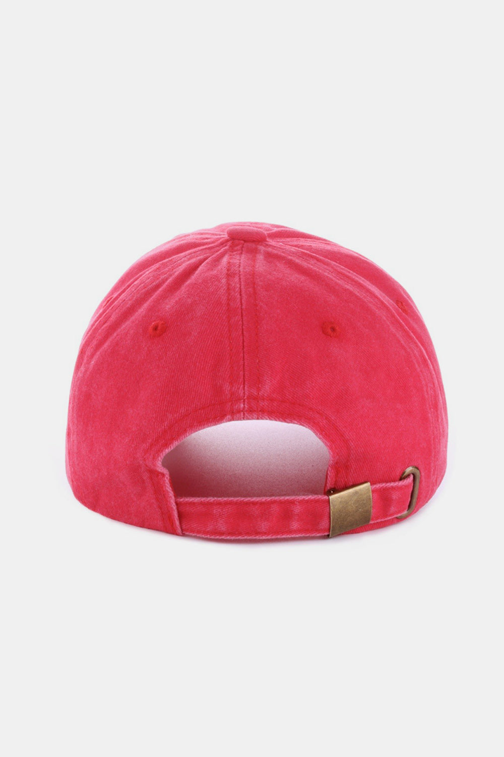 Vibrant red baseball cap with embroidered "DALLAS" text, a versatile and stylish accessory.