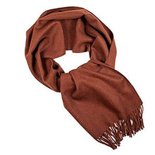 Load image into Gallery viewer, Great Natural Alpaca 100% baby alpaca scarf chocolate brown color