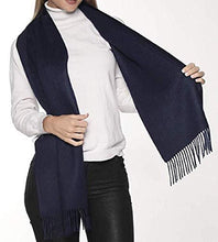 Load image into Gallery viewer, Great Natural Alpaca 100% Baby Alpaca scarf navy blue colour