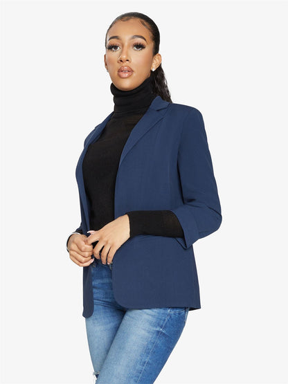 Edge To Edge Blazer Jackets & Coats LoveAdora