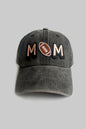 Charming "MOM" Baseball Cap with Football Icon