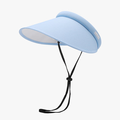 Wide Brim PVC Sun Hat - Stylish and protective beach accessory