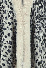 Load image into Gallery viewer, Leopard Open Front Poncho