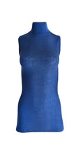 Load image into Gallery viewer, EGI Exclusive Collections Merino Wool Blend Mock Neck Sleeveless Top.