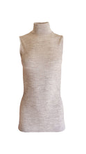 Load image into Gallery viewer, EGI Exclusive Collections Merino Wool Blend Mock Neck Sleeveless Top.