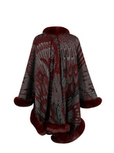 Load image into Gallery viewer, Printed Open Front Poncho