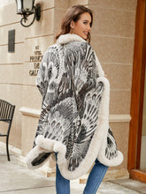 Load image into Gallery viewer, Printed Open Front Poncho