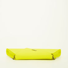 Load image into Gallery viewer, Angelica Electric Yellow Leather Clutch Purse