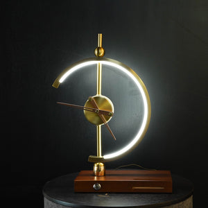 Golden Time Clock Lamp Lighting LoveAdora