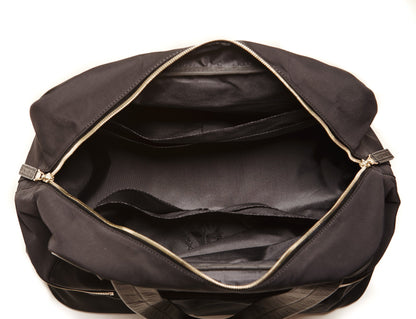 Jacki Easlick Black nylon travel bag