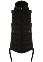 Load image into Gallery viewer, Hooded Puffer Gilet With Webbing Detail (JL2017)