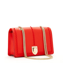 Load image into Gallery viewer, Josie Red Leather Purse with Chain