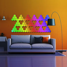 Load image into Gallery viewer, Touch Sensitive Modular Wall Lights, Honeycomb Lightings Lighting LoveAdora