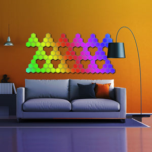 Touch Sensitive Modular Wall Lights, Honeycomb Lightings Lighting LoveAdora