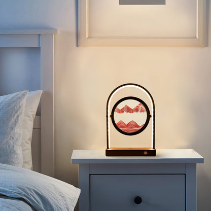 Moving Sand Lamp with Wireless Charger Lighting LoveAdora