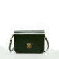 Nanah Dark Green Leather  Crossbody Bag