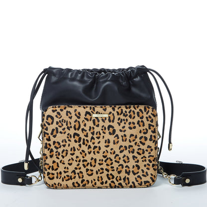 Patricia Black Leopard Leather Purse