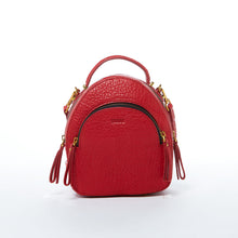 Load image into Gallery viewer, Amanda Red Convertible Backpack Purse