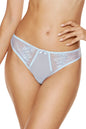 Sheer Mesh Thong Panty Gorteks Mable Baby Blue-0