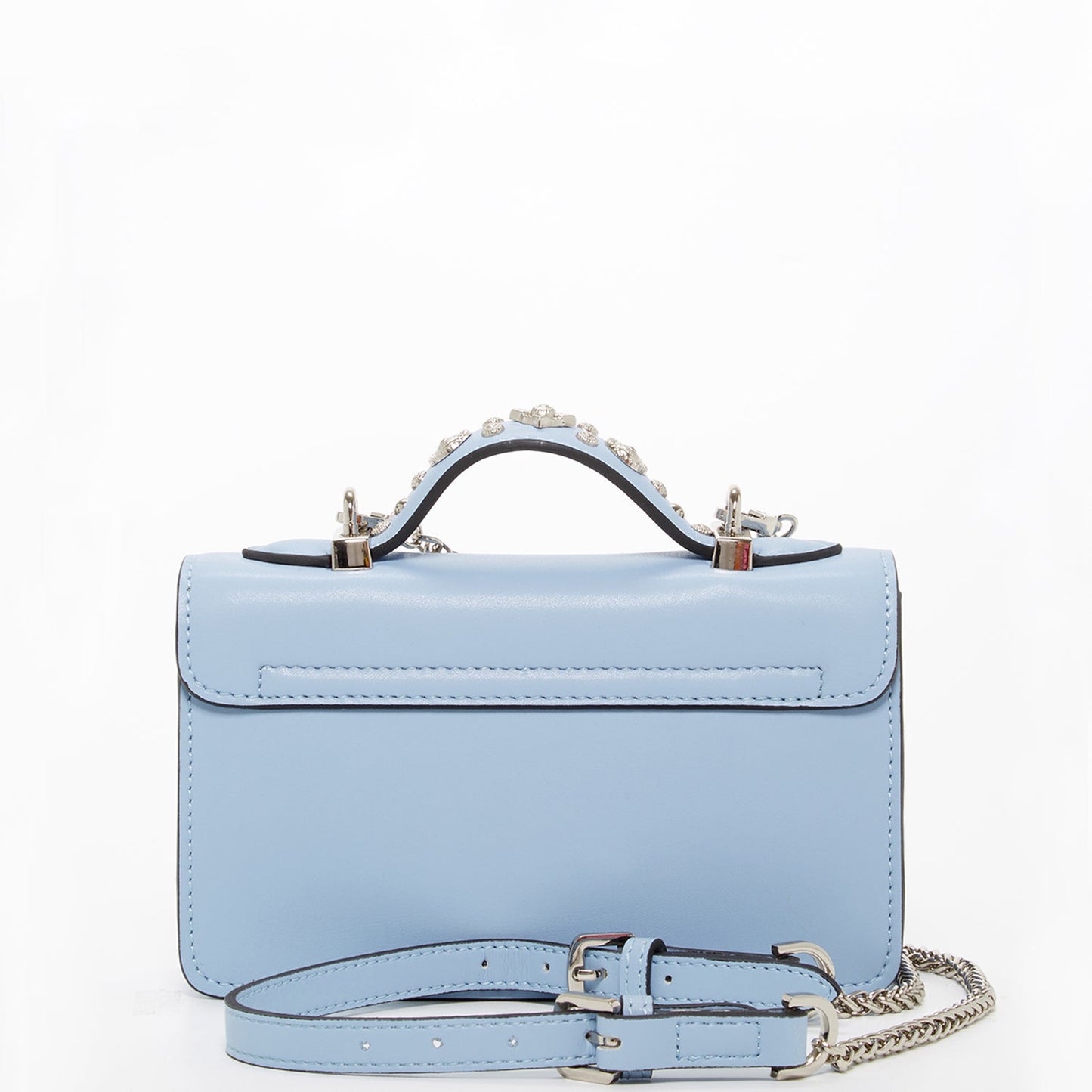 The Hollywood Light Blue Small Leather Bag