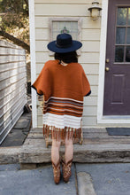 Load image into Gallery viewer, Western Luxe Fringed Ruana