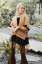 Load image into Gallery viewer, Western Luxe Fringed Ruana