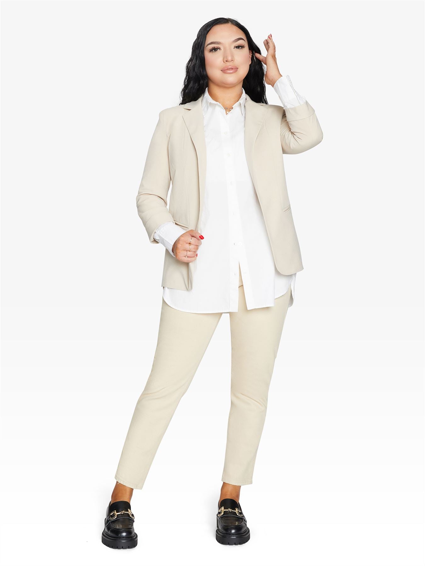 Edge To Edge Blazer Jackets & Coats LoveAdora