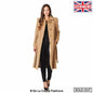 Cashmere Blend Tweed Contrast Belted Coat