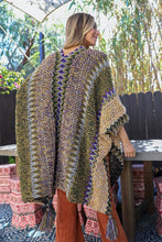 Load image into Gallery viewer, Cuddle Season Crochet Patterned Ruana