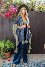 Load image into Gallery viewer, Cuddle Season Crochet Patterned Ruana