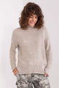 Cozy Chic Women's Turtleneck Sweater by Badu - Soft, textured knit design, warm and comfy look.