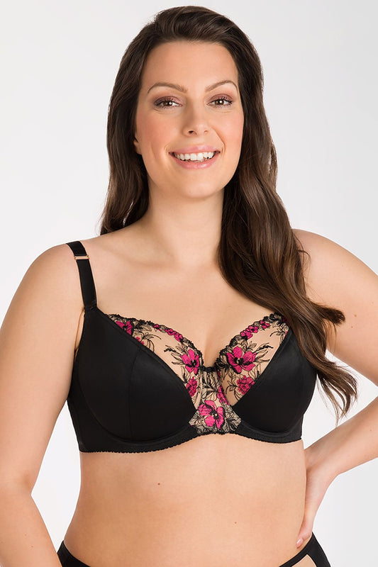 Soft Gorsenia Lingerie with Floral Design and Lace Trim