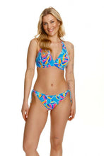 Load image into Gallery viewer, Stylish swimming bra from Lupo Line with vibrant tropical print