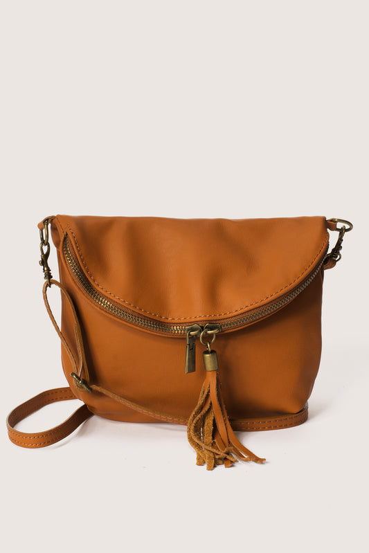 Agata Cognac Handbag Handbags LoveAdora