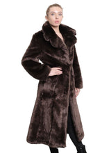 Load image into Gallery viewer, De La Creme - Womens Faux Fur Long Coat