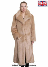 Load image into Gallery viewer, De La Creme - Womens Faux Fur Long Coat