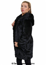 Load image into Gallery viewer, De La Creme - Women&#39;s Luxury Faux Fur Jacket Ladies Hooded Winter Coat