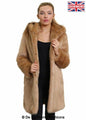 De La Creme - Women's Luxury Faux Fur Jacket Ladies Hooded Winter Coat