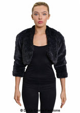 Load image into Gallery viewer, Open Front Faux Fur Bolero