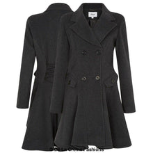 Load image into Gallery viewer, Wool Blend Double Breasted Skater Coat (1102)